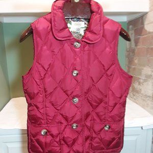 Red Talbots Puffer Vest